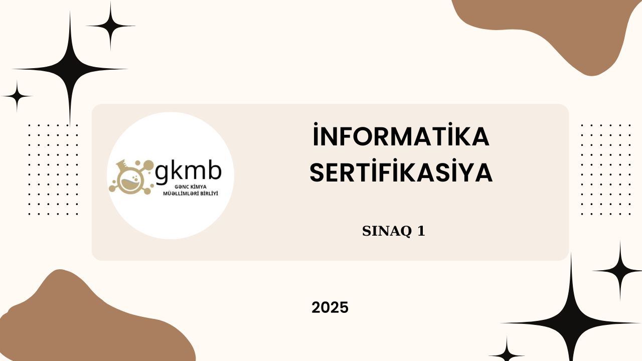 Sınaq 1